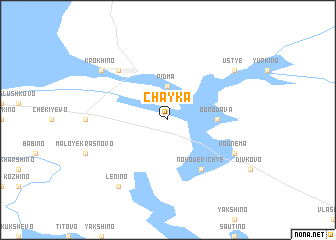 map of Chayka