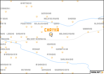 map of Chayka