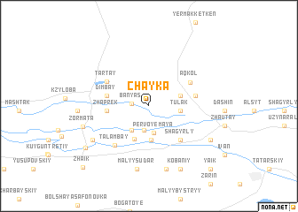 map of Chayka