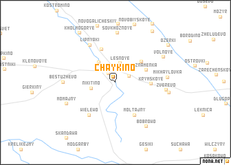 map of Chaykino