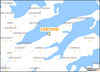 map of Chaykino