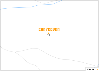 map of Chaykovka