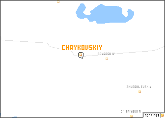 map of Chaykovskiy