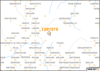 map of Chayote