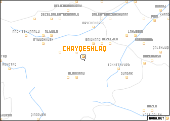 map of Chāy Qeshlāq