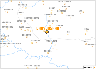 map of Chāy Qūshān