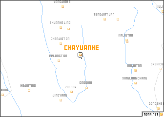 map of Chayuanhe