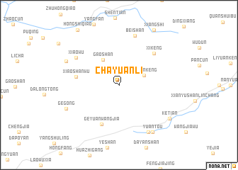 map of Chayuanli