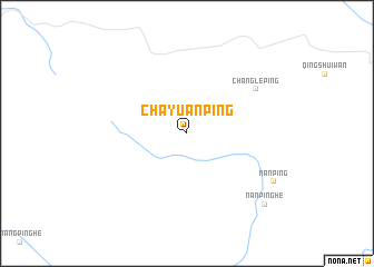 map of Chayuanping