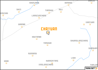 map of Chayuan