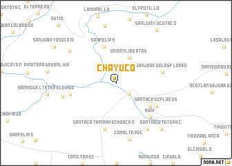 map of Chayuco