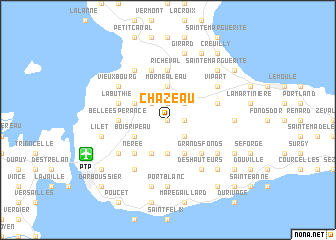 map of Chazeau