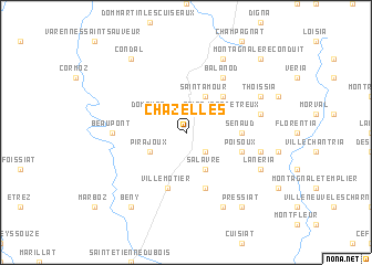 map of Chazelles