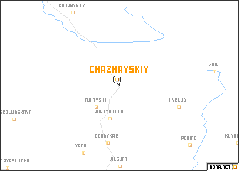 map of Chazhayskiy