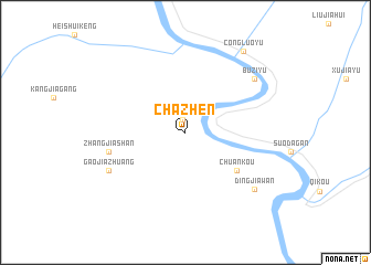 map of Chazhen