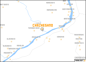 map of Chazheshno