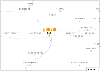 map of Chazhi