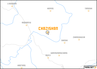 map of Chazishan