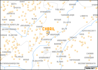 map of Chbaïl