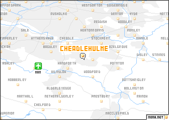 map of Cheadle Hulme