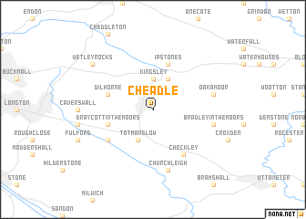 map of Cheadle