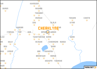 map of Cheaklyne