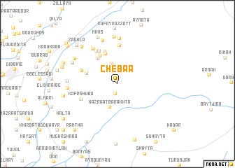 map of Chebaâ