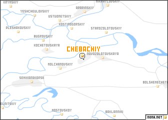 map of Chebachiy