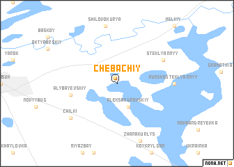 map of Chebachiy