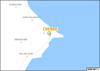 map of Chebba