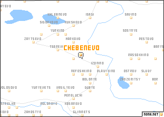 map of Chebenevo