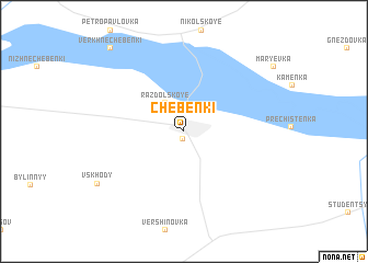 map of Cheben\