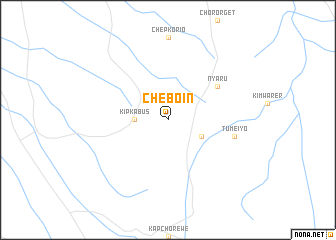 map of Cheboin