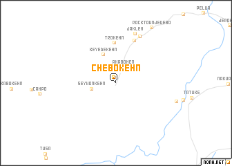 map of Chebokehn