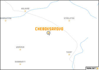 map of Cheboksarovo