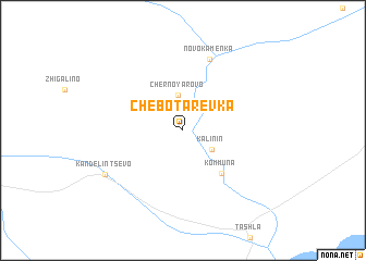 map of Chebotarëvka