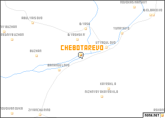 map of Chebotarëvo