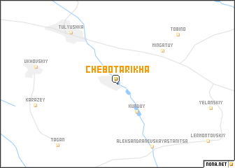 map of Chebotarikha