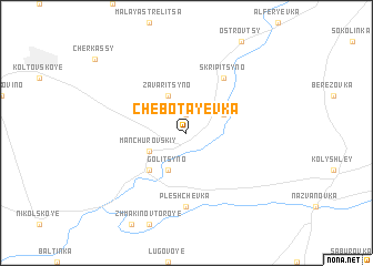 map of Chebotayevka