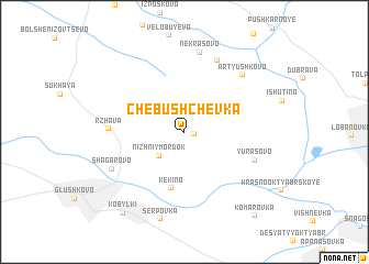 map of Chebushchevka