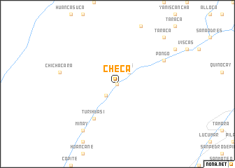 map of Checa