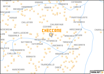 map of Checcane