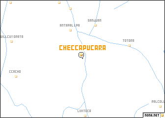 map of Checcapucara