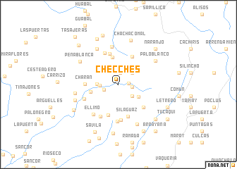 map of Checches