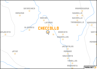 map of Checcollo