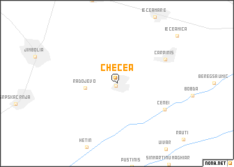 map of Checea