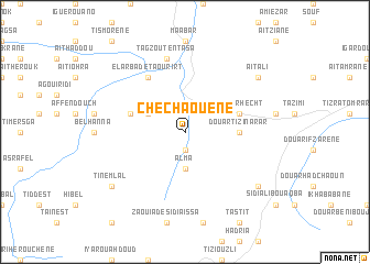 map of Chechaouene