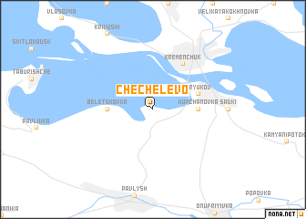 map of Chechelevo