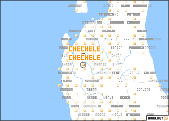 map of Chechele