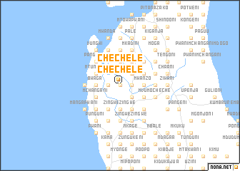 map of Chechele